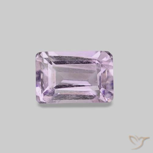 0.66ct 바이올렛 아메시스트, 에메랄드 컷, VS-SI