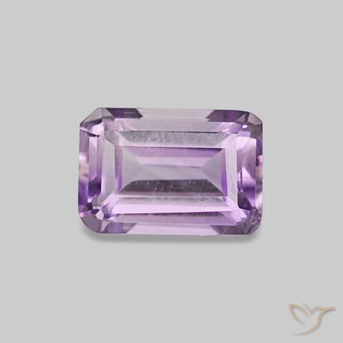 0.58ct 바이올렛 아메시스트, 에메랄드 컷, VS