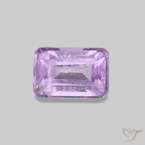 0.62ct 라이트 바이올렛 아메시스트, 에메랄드 컷, VS-SI