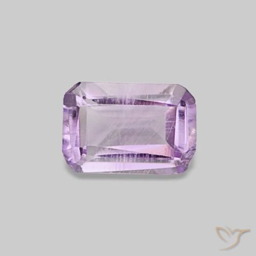 0.44ct 바이올렛 아메시스트, 에메랄드 컷, SI