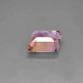 17.14캐럿 천연 바이컬러 아메트린, 멋진 모양, 15.9×13.7 mm, IF