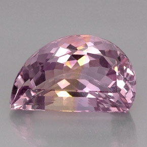 17.64캐럿 천연 바이컬러 아메트린, 멋진 모양, 20.6×12.6 mm, VVS