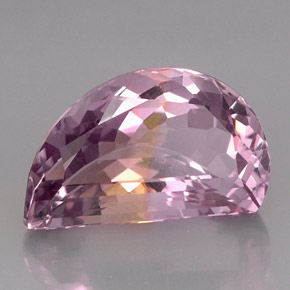 17.64캐럿 천연 바이컬러 아메트린, 멋진 모양, 20.6×12.6 mm, VVS