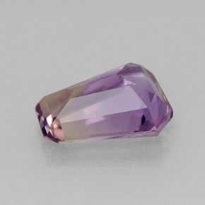 1.17캐럿 천연 바이컬러 아메트린, 멋진 모양, 8.3×6.9 mm, VVS