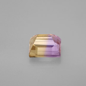 1.33캐럿 천연 바이컬러 아메트린, 멋진 모양, 6.9×6.1 mm, VS