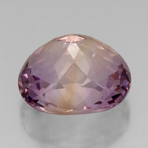 14.07캐럿 천연 바이컬러 아메트린, 타원형 컷, 16.6×13.9 mm, VVS