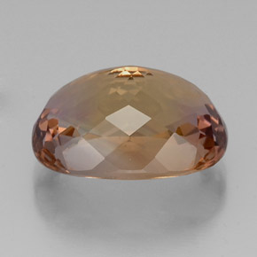 16.25캐럿 천연 바이컬러 아메트린, 쿠션 컷, 18.6×14 mm, VVS