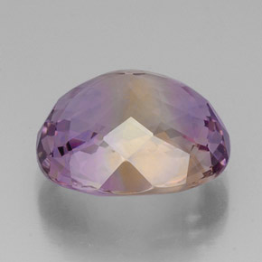 16.02캐럿 천연 바이컬러 아메트린, 쿠션 컷, 17.2×15.3 mm, IF