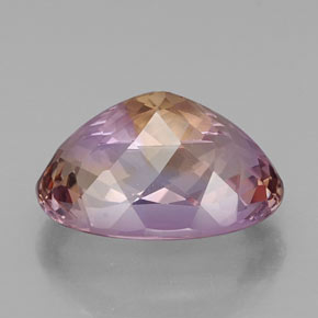 15.10캐럿 천연 바이컬러 아메트린, 타원형 컷, 18.8×13 mm, VVS
