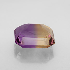 9.00캐럿 천연 바이컬러 아메트린, 에메랄드 컷, 13.5×12.5 mm, VVS-VS