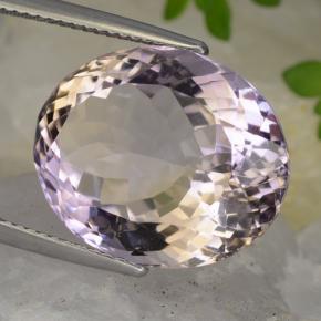 16.69캐럿 천연 바이컬러 아메트린, 타원형 컷, VVS-VS