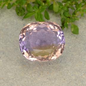 4.63캐럿 천연 바이컬러 아메트린, 타원형 컷, VVS