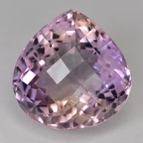19.34캐럿 천연 바이컬러 아메트린, 배 모양, 17.4×17.1 mm, VS