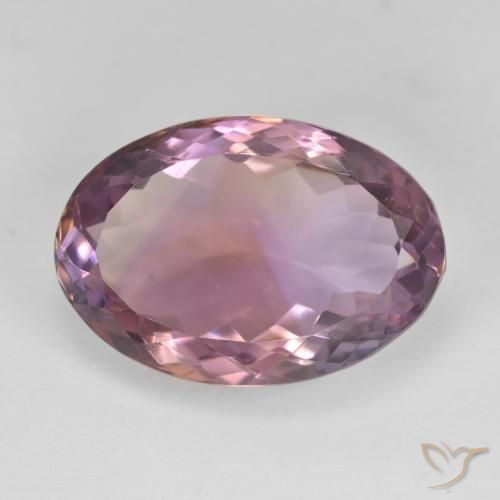 10.78ct 자연스러운 바이컬러 아메트린, 타원형, VS
