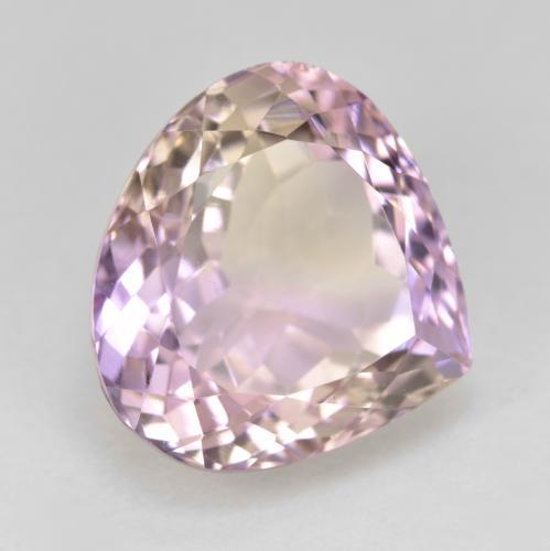 8.90캐럿 천연 바이컬러 아메트린, 배 모양, 14×13.2 mm, VVS-VS