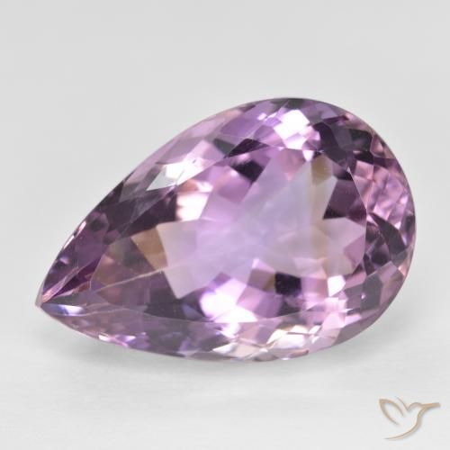 16.84ct 자연스러운 바이컬러 아메트린, 배 모양, VVS