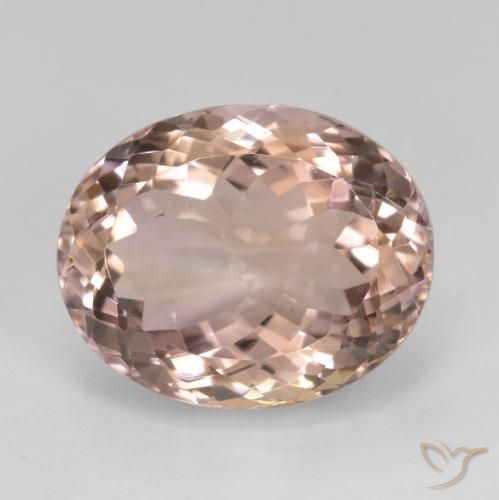 15.90ct 자연스러운 바이컬러 아메트린, 타원형, VS