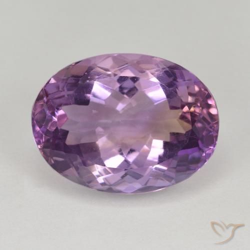 14.62캐럿 천연 바이컬러 아메트린, 타원형 컷, 17.4×13 mm, VVS-VS