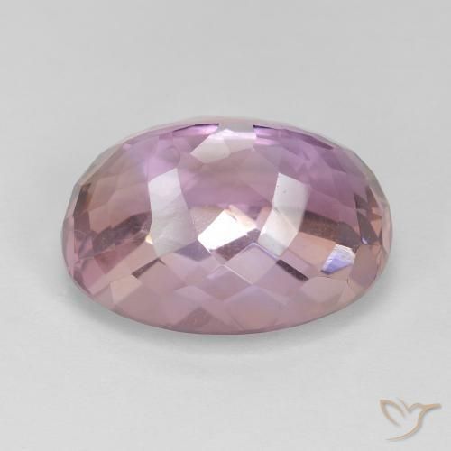 14.62캐럿 천연 바이컬러 아메트린, 타원형 컷, 17.4×13 mm, VVS-VS