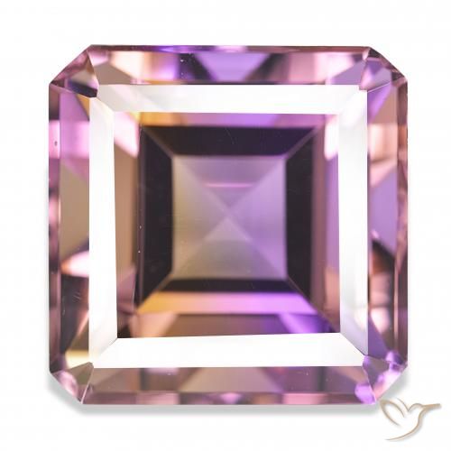 36.92ct 바이컬러 아메트린, 에메랄드 컷, IF
