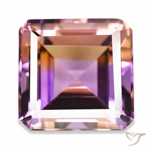33.16ct 바이컬러 아메트린, 에메랄드 컷, IF
