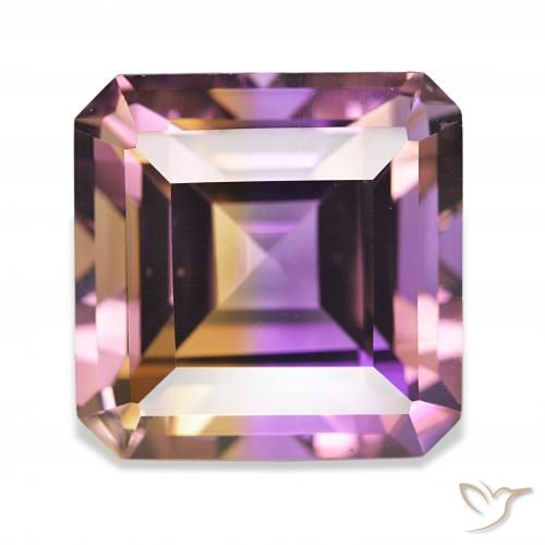 23.16ct 바이컬러 아메트린, 에메랄드 컷, IF