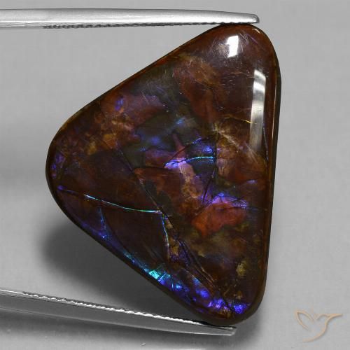 23.63ct 자연스러운 다색 암몰라이트, 일조, 불투명체