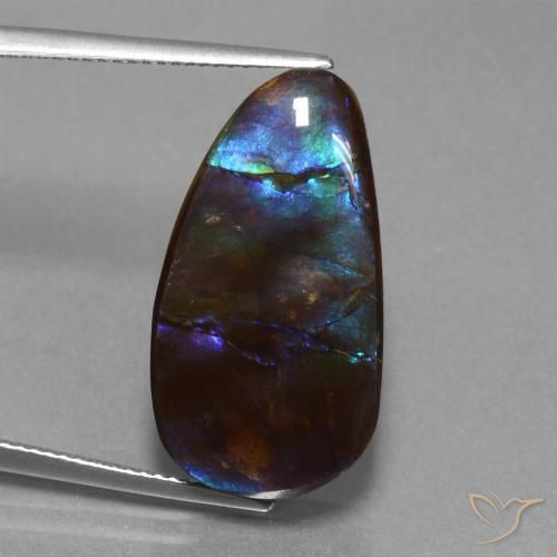 14.98ct 자연스러운 다색 암몰라이트, 팬시한, 불투명체