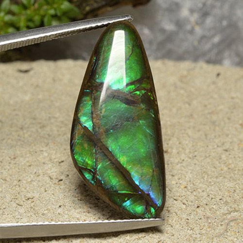 15.08ct 자연스러운 다색 암몰라이트, 팬시한, 불투명체