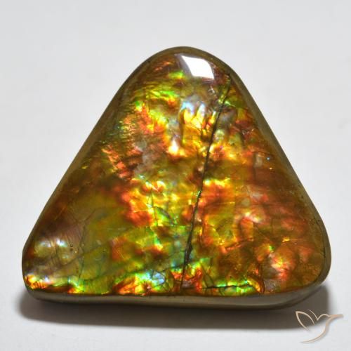 16.58ct 자연스러운 다색 암몰라이트, 일조, 불투명체