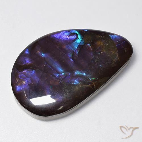 19.21ct 자연스러운 다색 암몰라이트, 팬시한, 불투명체