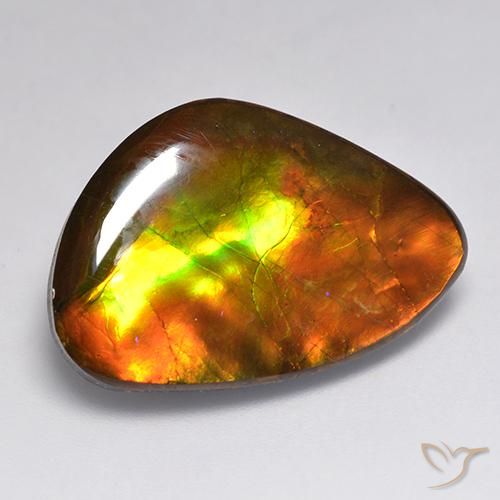 20.30ct 자연스러운 다색 암몰라이트, 팬시한, 불투명체