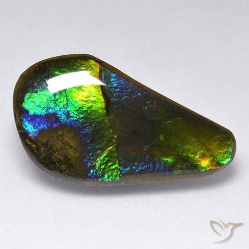 11.35ct 자연스러운 다색 암몰라이트, 팬시한, 불투명체