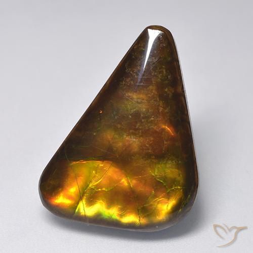 14.34ct 자연스러운 다색 암몰라이트, 팬시한, 불투명체