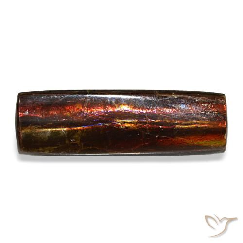 4.55ct 멀티컬러 암몰라이트, 바게트, 불투명체