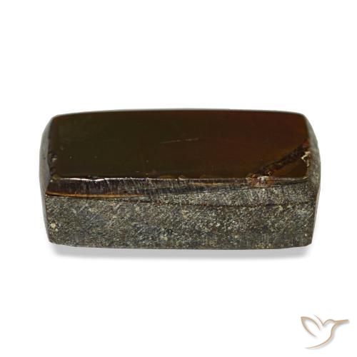 3.40캐럿 천연 멀티컬러 암몰라이트, 바게트, 11.6×7.1 mm, 불투명체