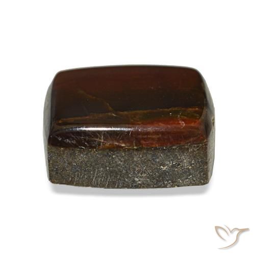 2.43캐럿 천연 멀티컬러 암몰라이트, 바게트, 8.1×7.1 mm, 불투명체