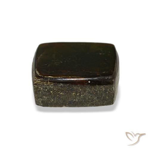 2.08캐럿 천연 멀티컬러 암몰라이트, 바게트, 불투명체