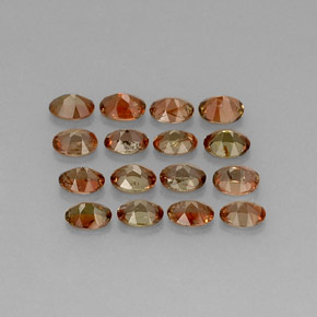 2.72캐럿 천연 멀티컬러 안달루사이트 보석, 타원형 컷, 4×3 mm, VVS-VS