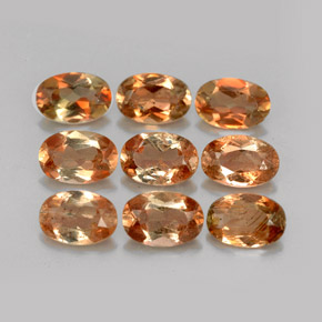 캐럿 천연 멀티컬러 안달루사이트 보석, 타원형 컷, 5.9×4 mm, VVS-VS