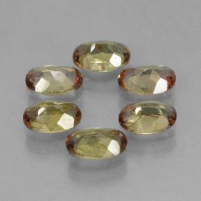 2.69캐럿 천연 멀티컬러 안달루사이트 보석, 타원형 컷, 6.1×4.1 mm, VS-SI