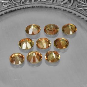 2.28캐럿 천연 멀티컬러 안달루사이트 보석, 라운드 컷, 4.09 mm, VS-SI