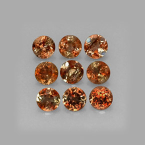 2.26캐럿 천연 멀티컬러 안달루사이트 보석, 라운드 컷, 4.08 mm, VS-SI