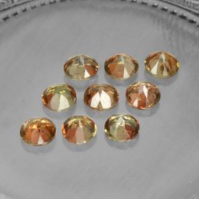 2.40캐럿 천연 멀티컬러 안달루사이트 보석, 라운드 컷, 4.03 mm, VS-SI