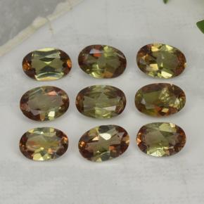 3.72캐럿 천연 멀티컬러 안달루사이트 보석, 타원형 컷, 6.1×4.2 mm, VS-SI