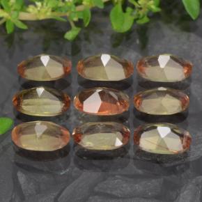3.67캐럿 천연 멀티컬러 안달루사이트 보석, 타원형 컷, 6×4.1 mm, VS-SI