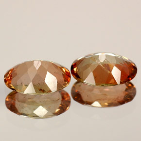 캐럿 천연 다색 홍주석 보석, 타원형 컷, VS