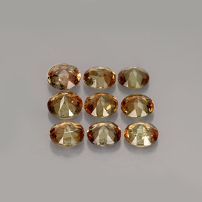 캐럿 천연 멀티컬러 안달루사이트 보석, 라운드 컷, 3.93 mm, VS