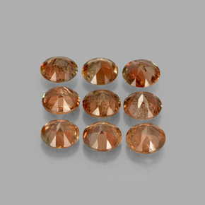 2.19캐럿 천연 멀티컬러 안달루사이트 보석, 라운드 컷, 4.05 mm, VS