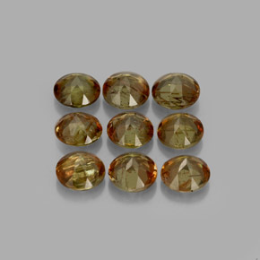 캐럿 천연 멀티컬러 안달루사이트 보석, 라운드 컷, 4.06 mm, VS